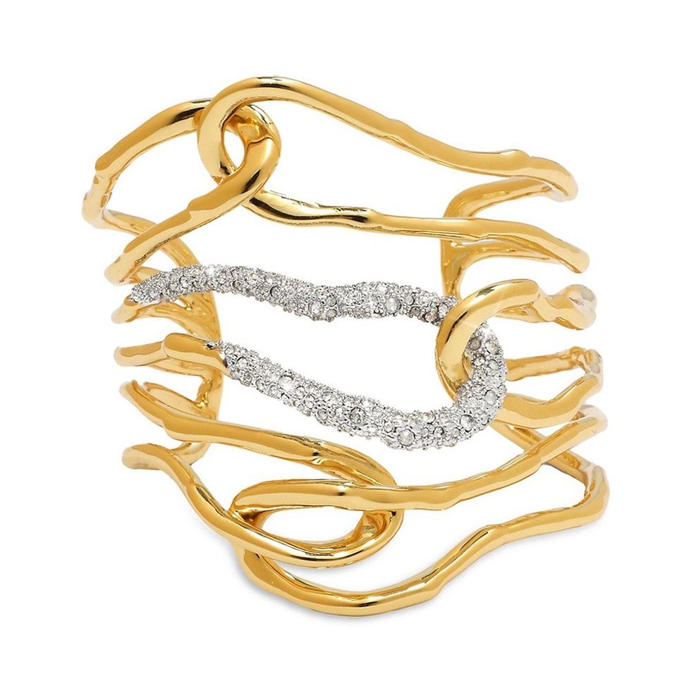 Solanales Large Twisted Cuff Bracelet