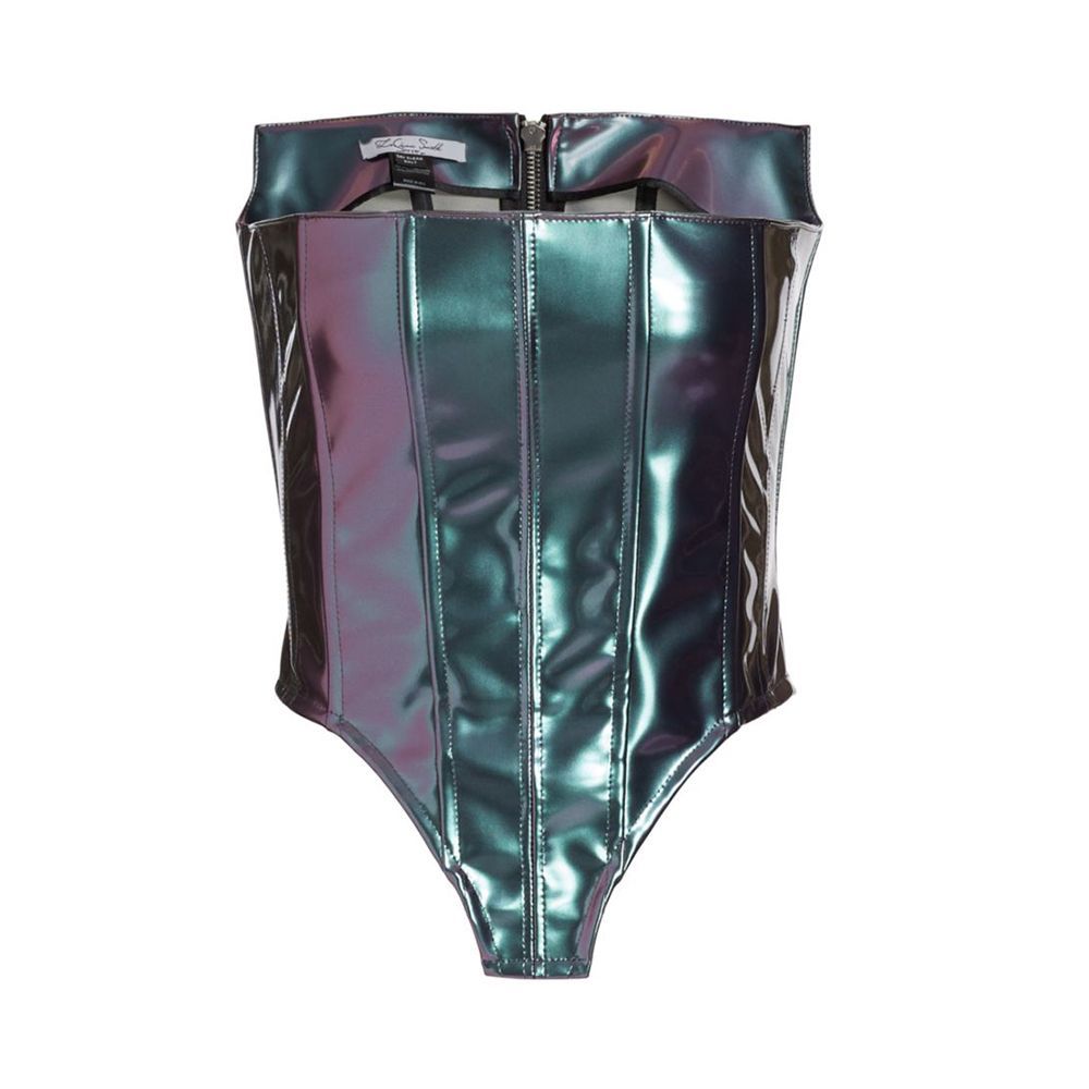 Iridescent Bustier Top