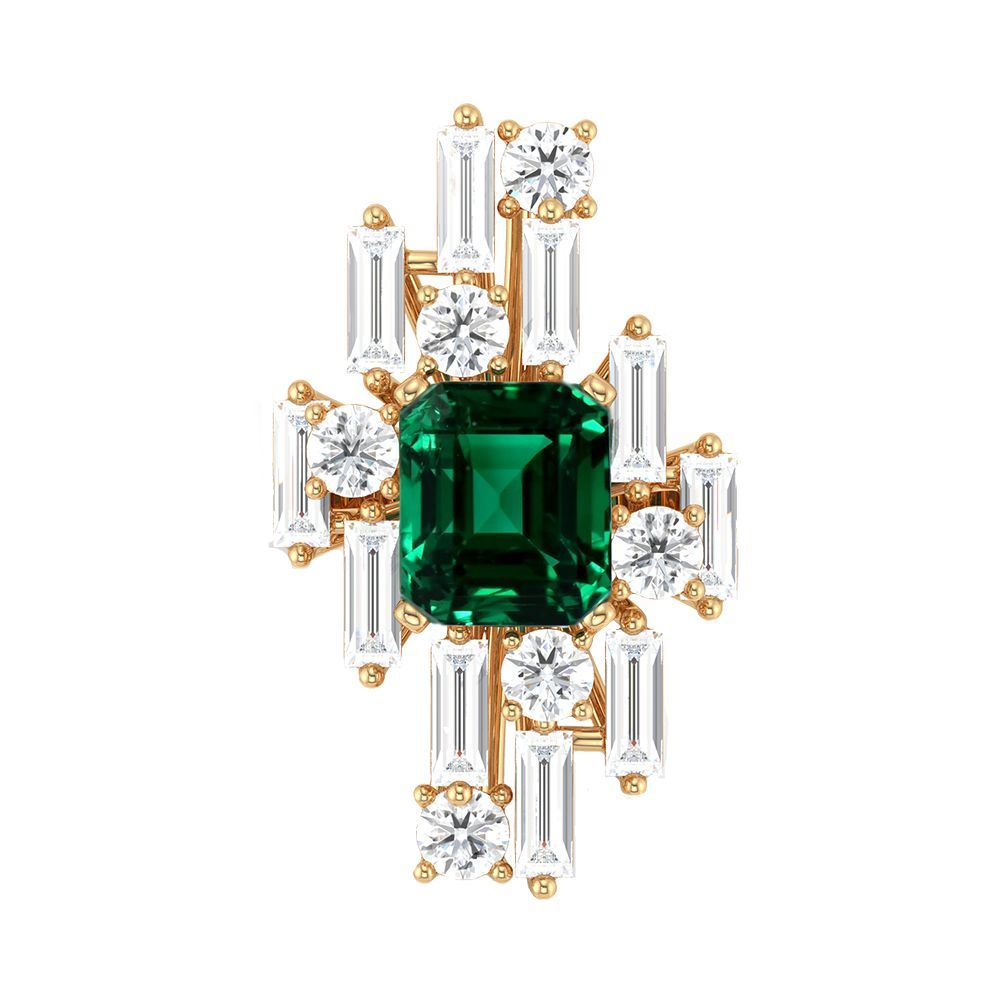 Nina Emerald Ring