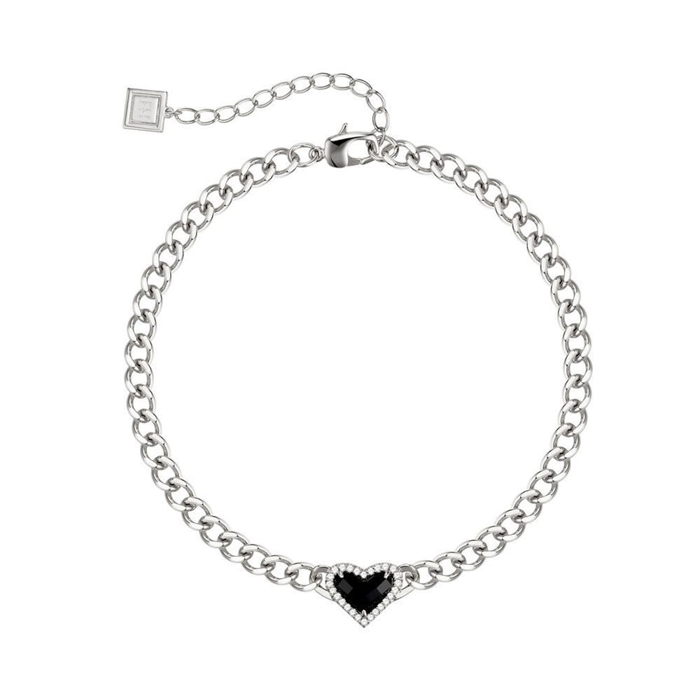 Whitney Gemstone Heart Choker