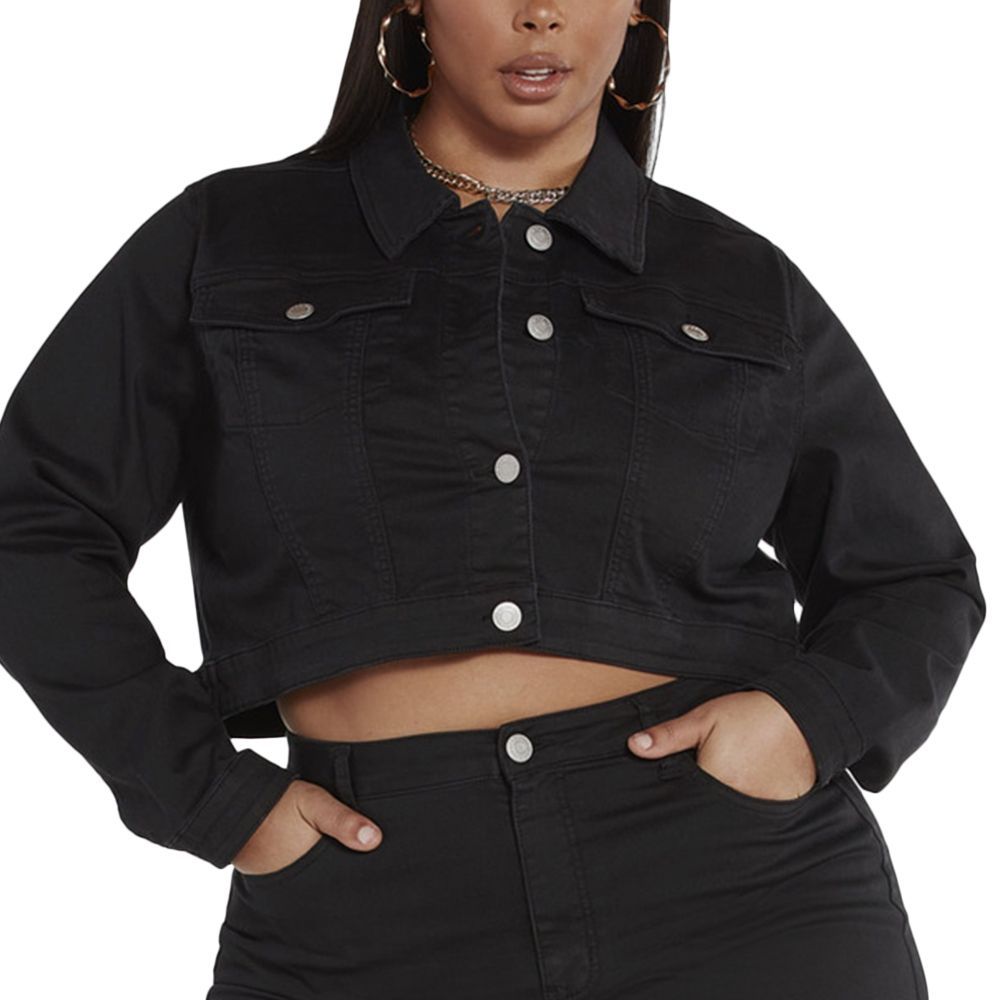 Eve Cropped Denim Jacket 