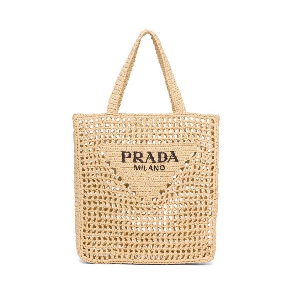 Natural Raffia Tote