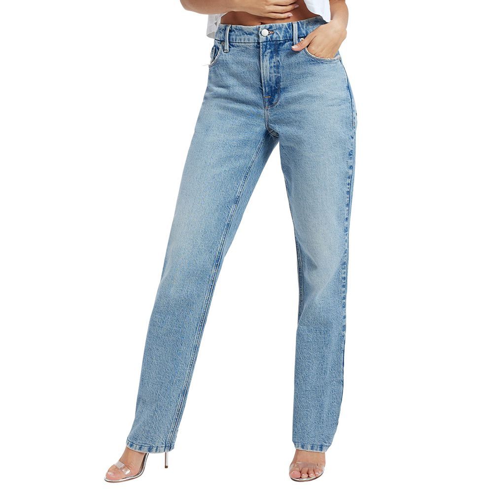 Good Icon High Waist Straight Leg Jeans