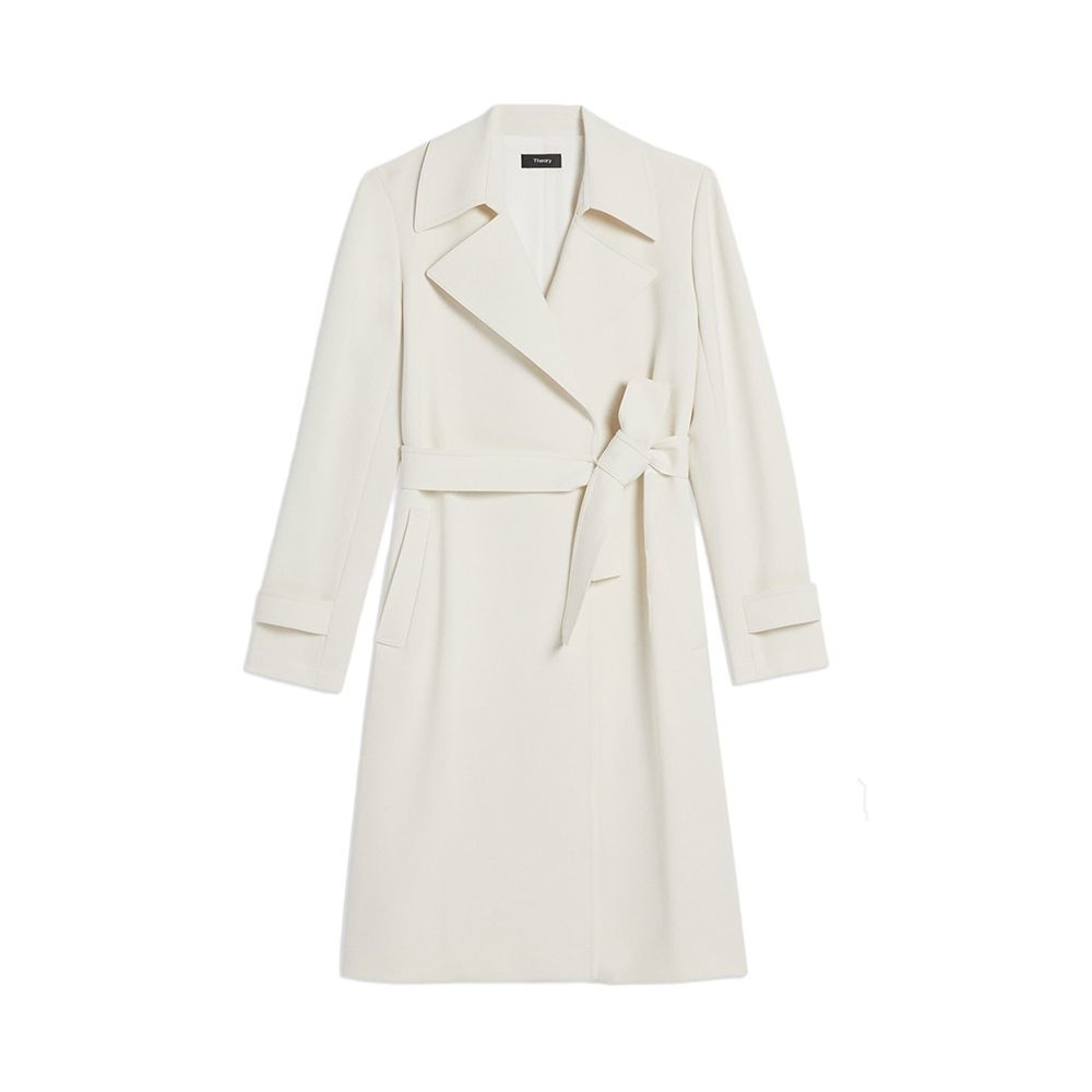 Oaklane Trench Coat in Admiral Crepe