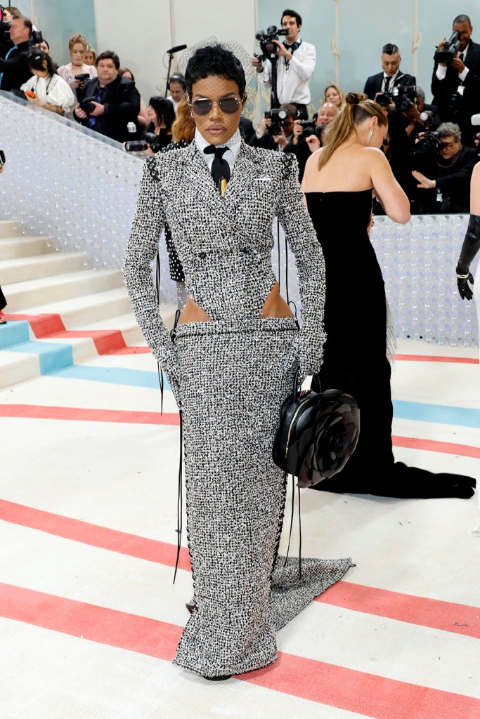 Teyana Taylor, Met Gala 2023, Red Carpet, Thom Browne 