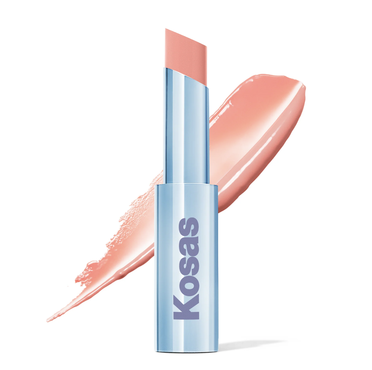 Kosas Wet Stick Moisturizing Shiny Sheer Lipstick with Ceramides Bikini Blaze 0.10 oz / 3 g