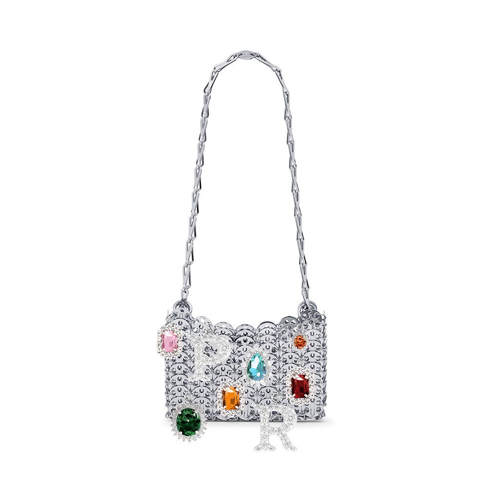 1969 Nano Gem-Embellished Chainmail Bag