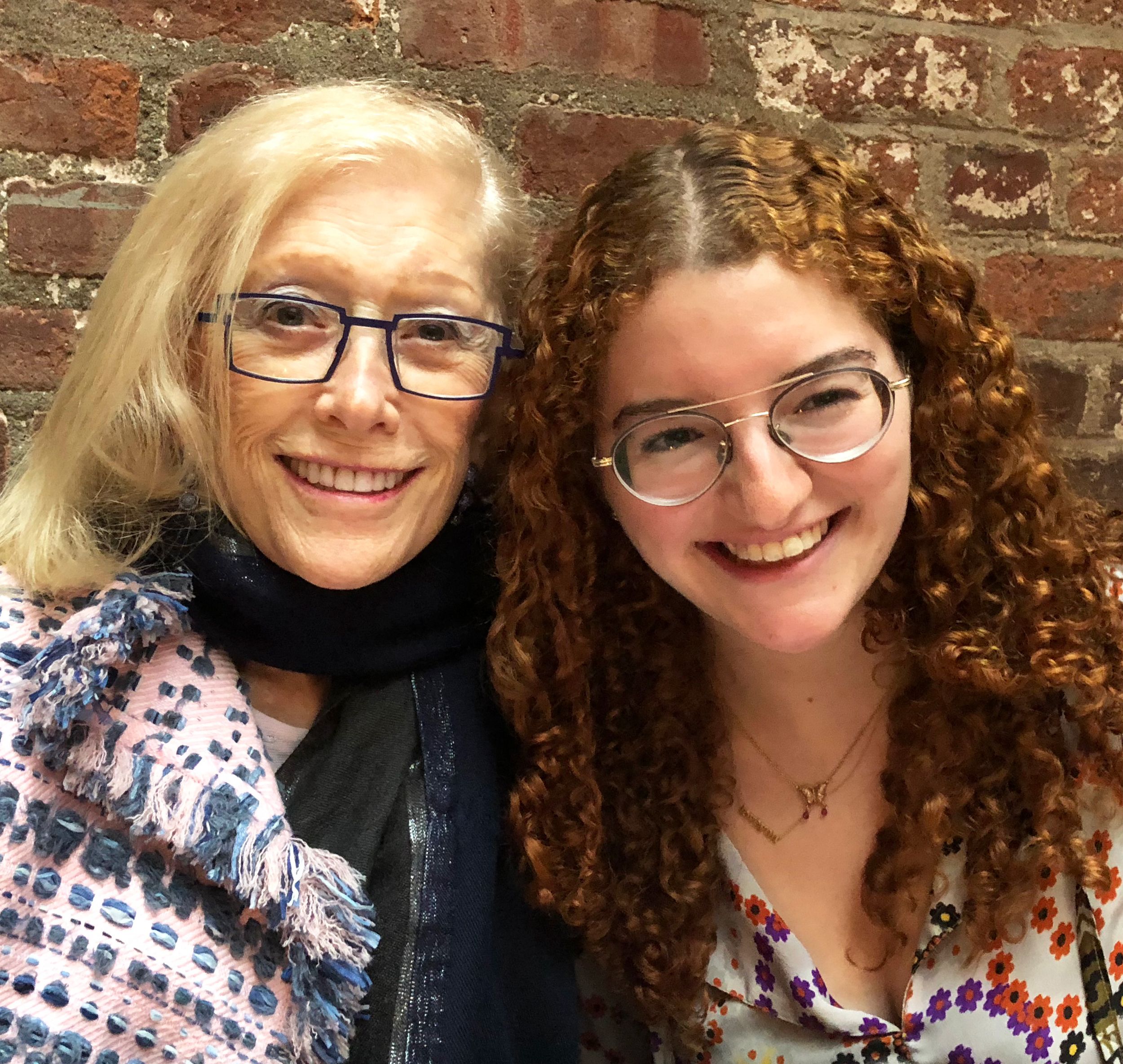 linne halpern with her grandmother sydell miller