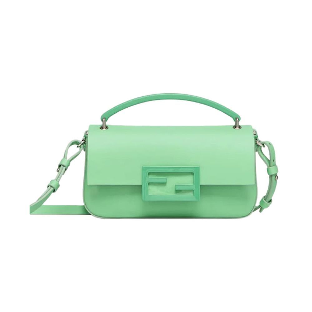 Baguette Patent Leather Handbag