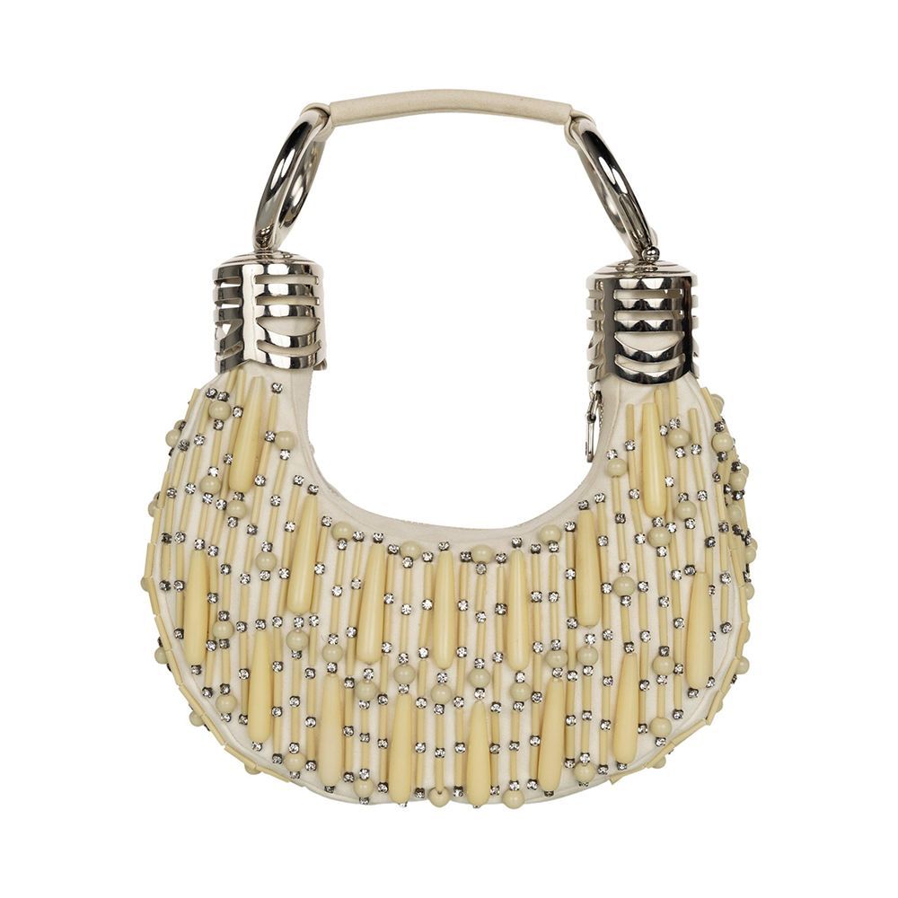 Phoebe Philo-Era Beaded Crystral Bracelet Bag