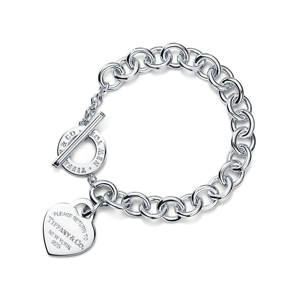 Return to Tiffany┬« Heart Tag Toggle Bracelet in Silver
